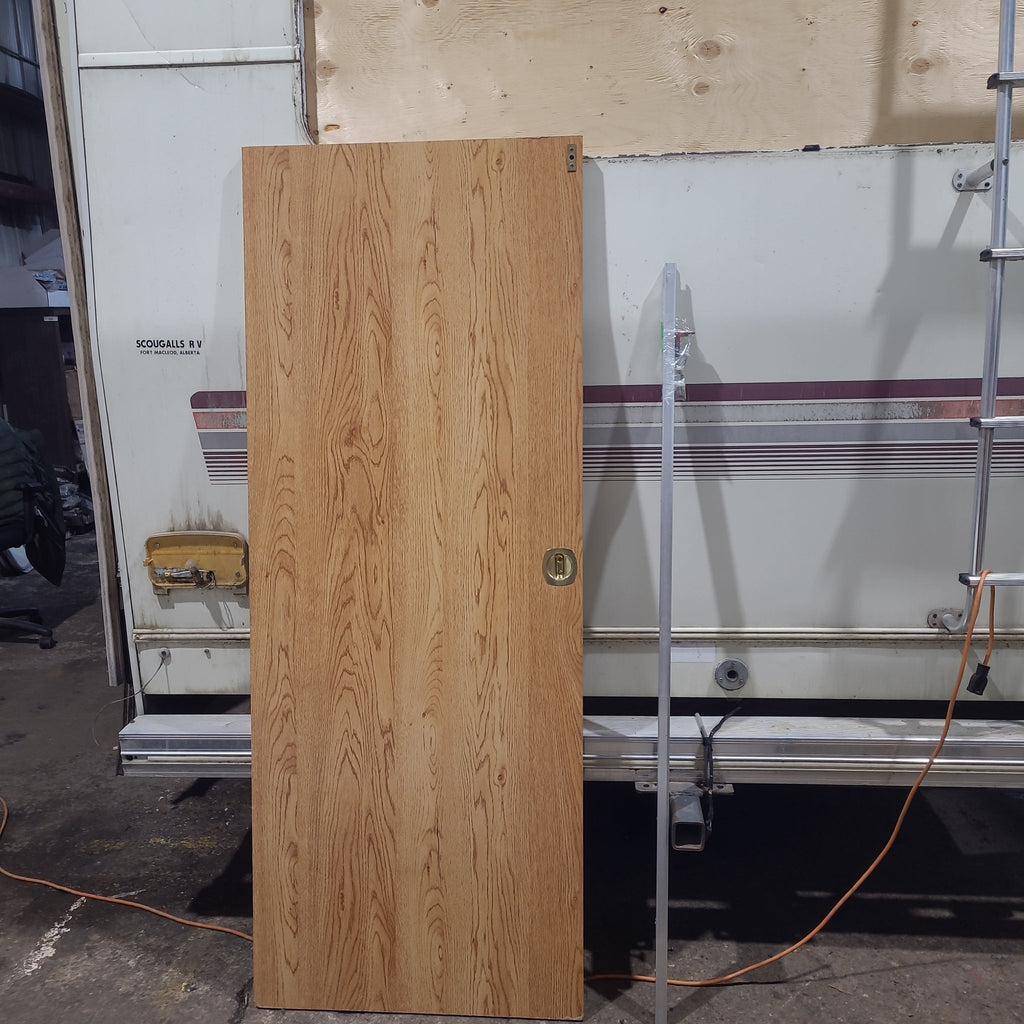 Used Interior Wooden Door 25 3/8" W x 78" H x 1 1/4" D - Young Farts RV Parts