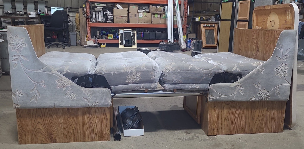 Buy Used RV Set Complete With Table With Jackknife style Sofas! Online Young Farts