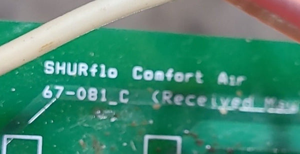Used SHURflo Remote PCB / Circuit Board For Shurflo Platinum Series Comfort  Air RV Fan