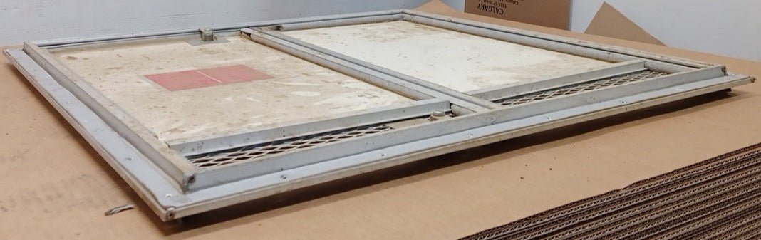 Used Square Cornered Propane Cargo Door 29 3/4