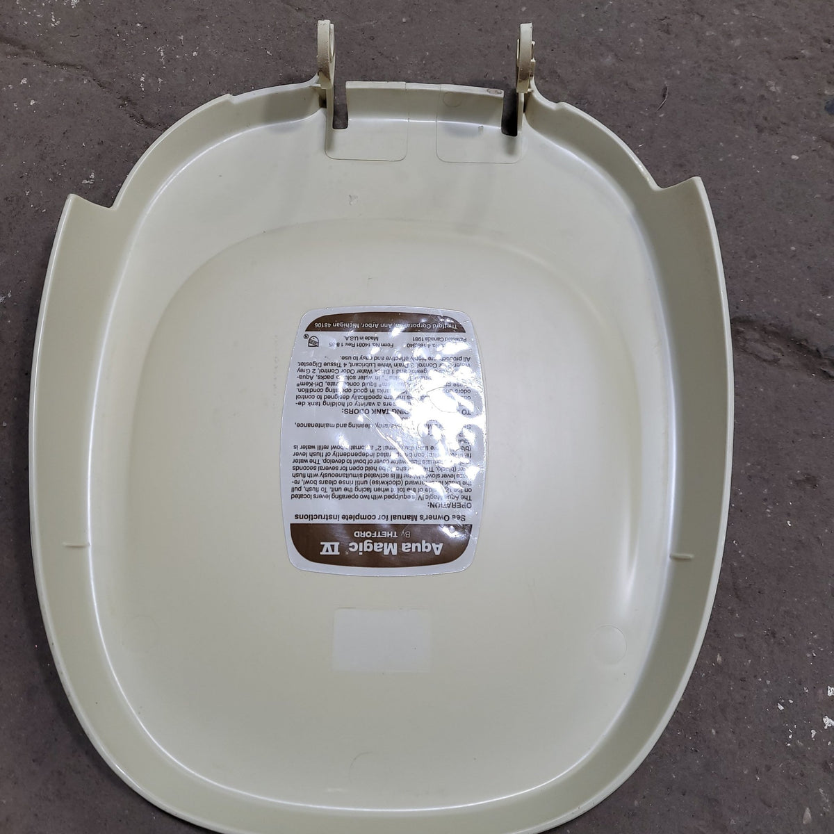 Buy Used Thetford AM IV Toilet Seat Cover Replacement Cover ONLY