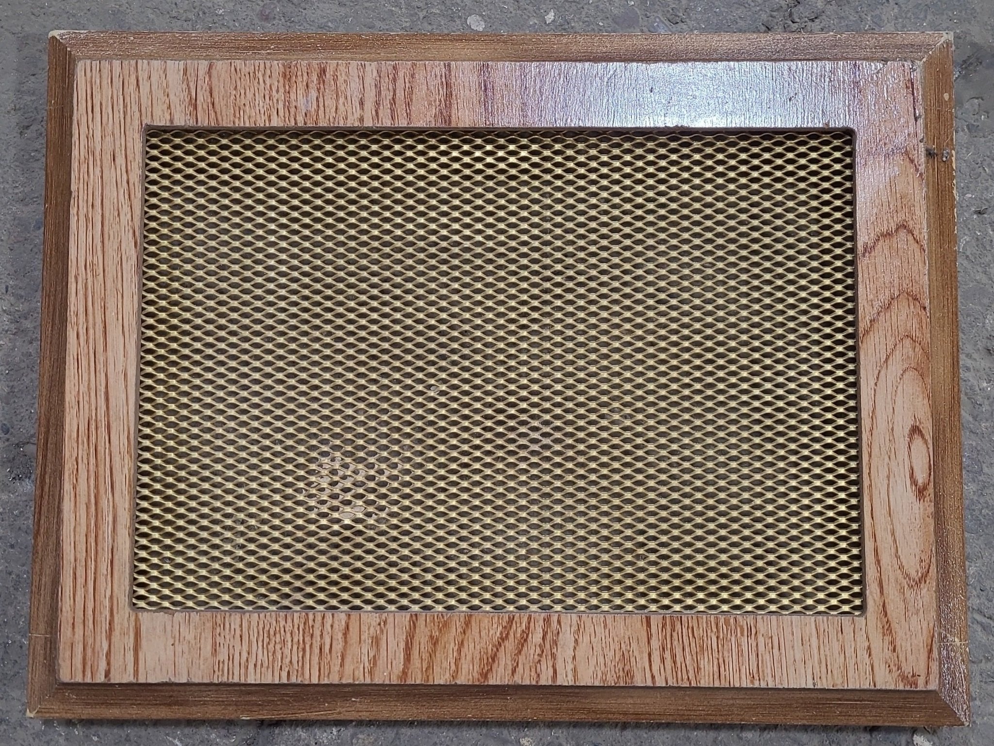 Used Wooden RV Interior Furnace Access Door 16" W X 12" H - Young Farts RV Parts