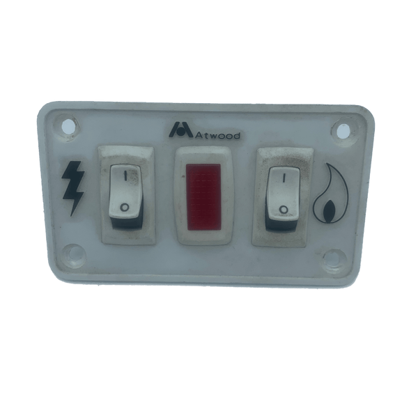 Used RV Hot Water Heater - Switches