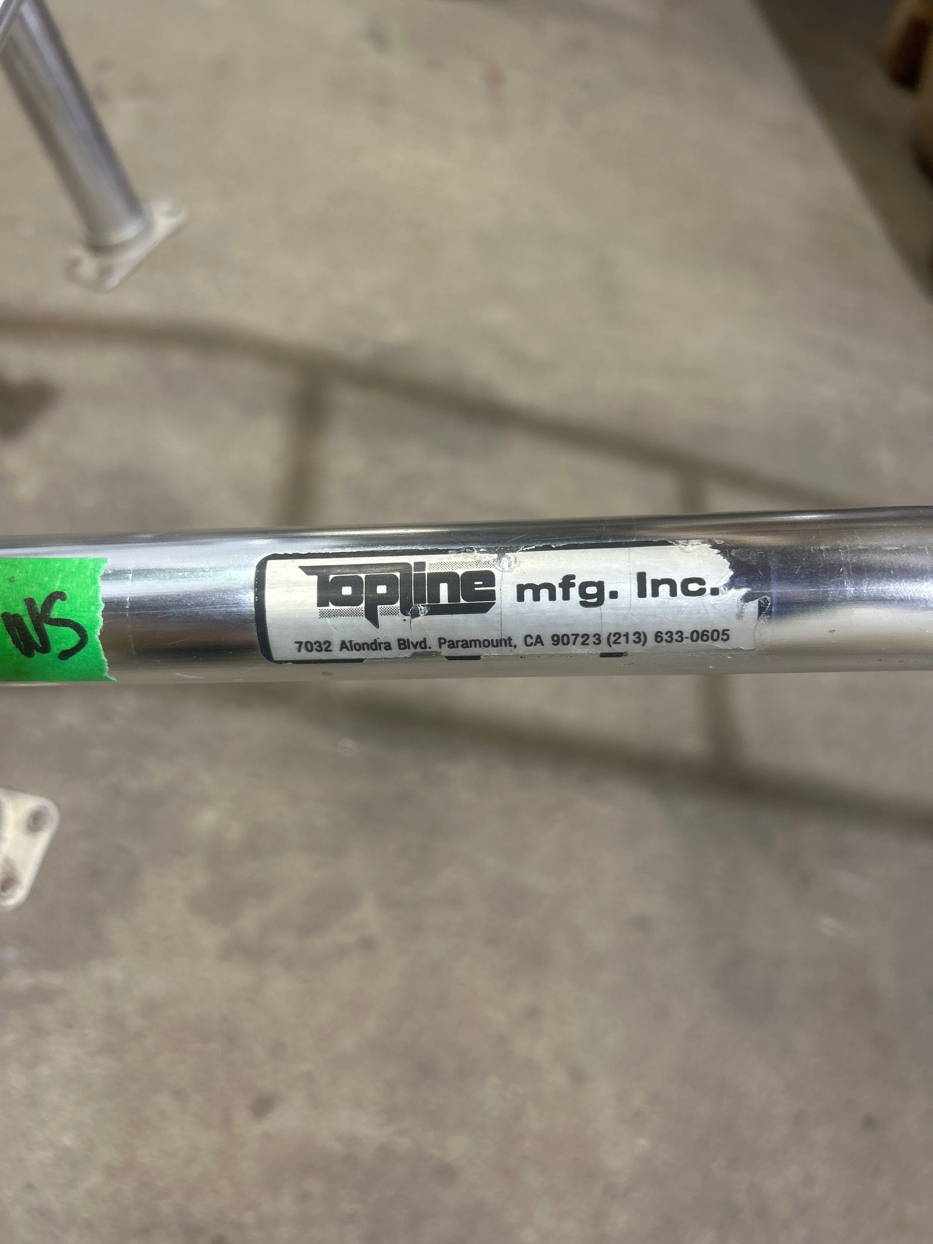 Used RV Exterior Ladder - Aluminum - 86" H x 10" W - Young Farts RV Parts