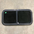 Used Black Radius Opening Window : 29.5" X 14.5" X 1.5" - Young Farts RV Parts