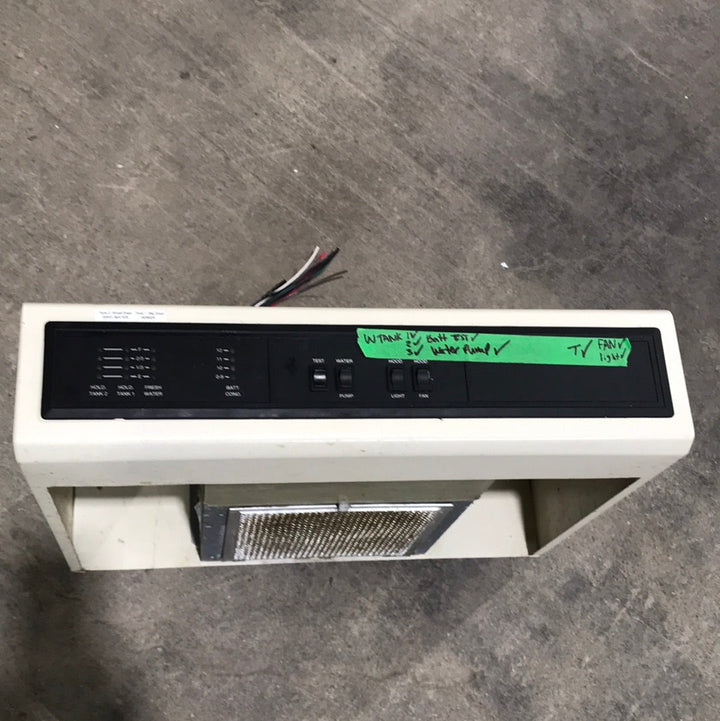 Used Phillips / Ventline RV Range Hood Fan With Tank Monitor CC431-5