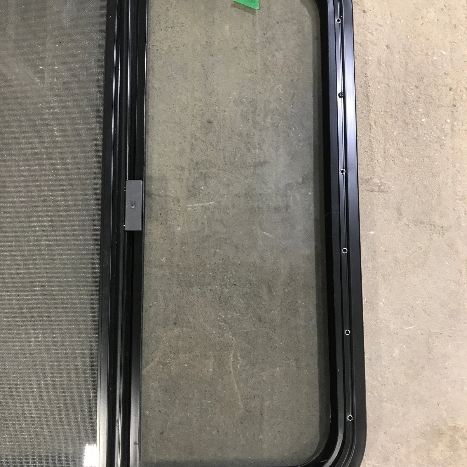 Used Black Radius Opening Window : 23 1/2