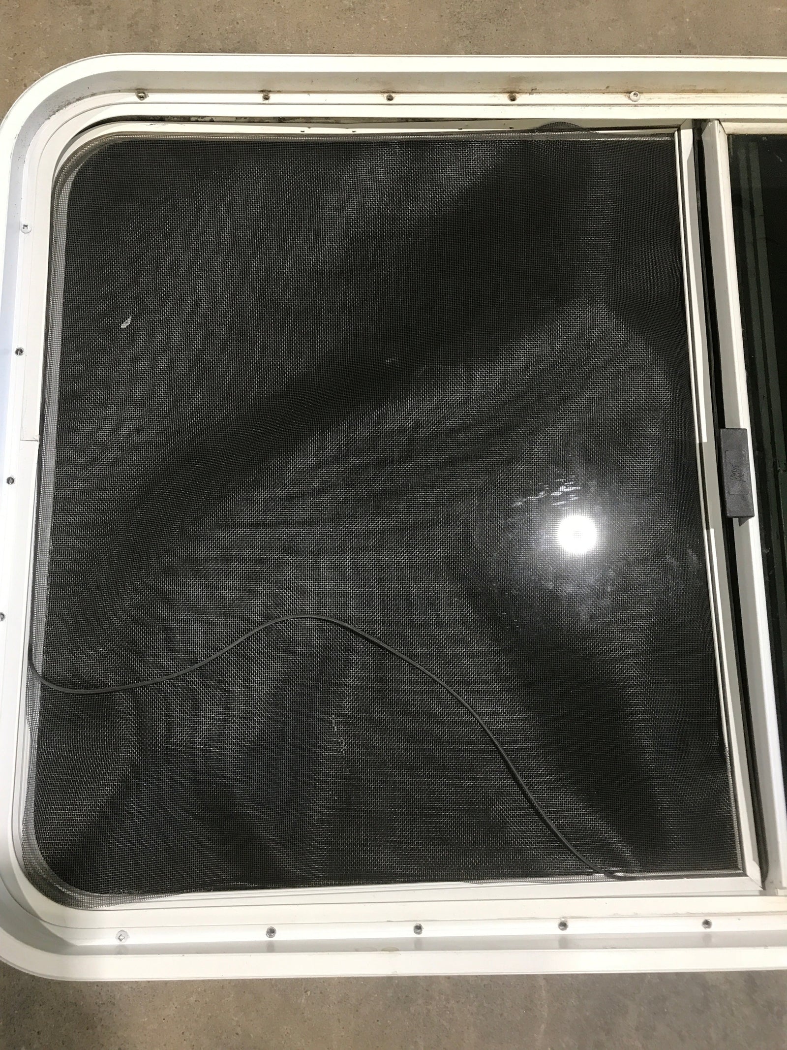 Used White Radius Opening Window : 45 1/4
