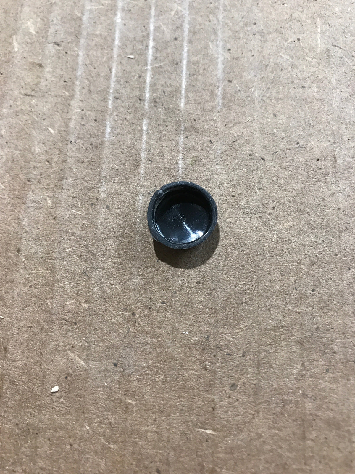Used Dometic Fridge Door Upper Hinge Pin Cap, Black - 2932736081