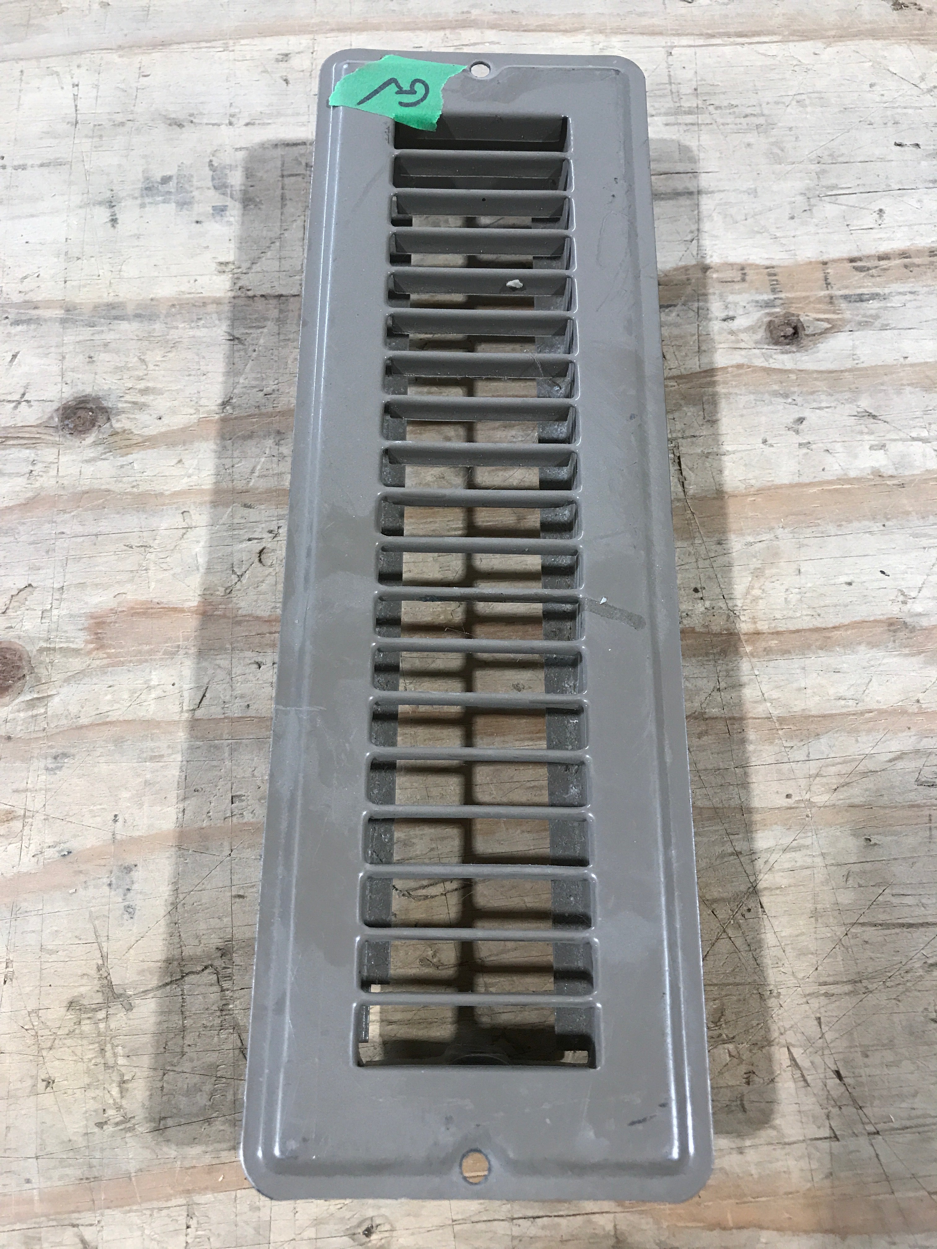 Used Beige Floor Register - Metal