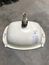 Used Bathroom Sink, Bone - 20" x 17 1/2" x 7 1/4"D