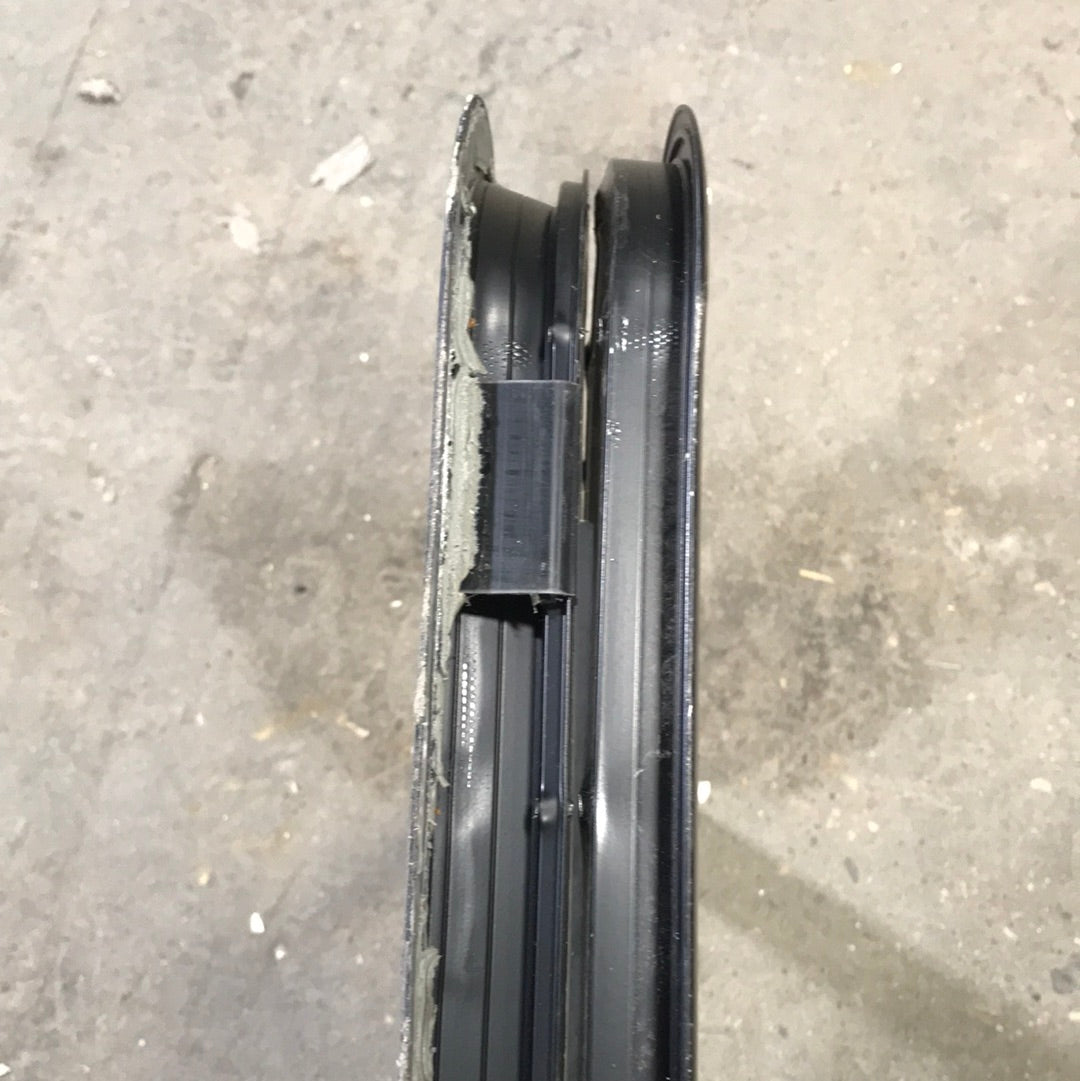 USED Black Radius Opening Window : 23" W x 33 3/4" H x 2" D