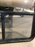 Used Slanted Black Radius Opening Window : 41 1/4" W x 33 3/4" H x 2" D