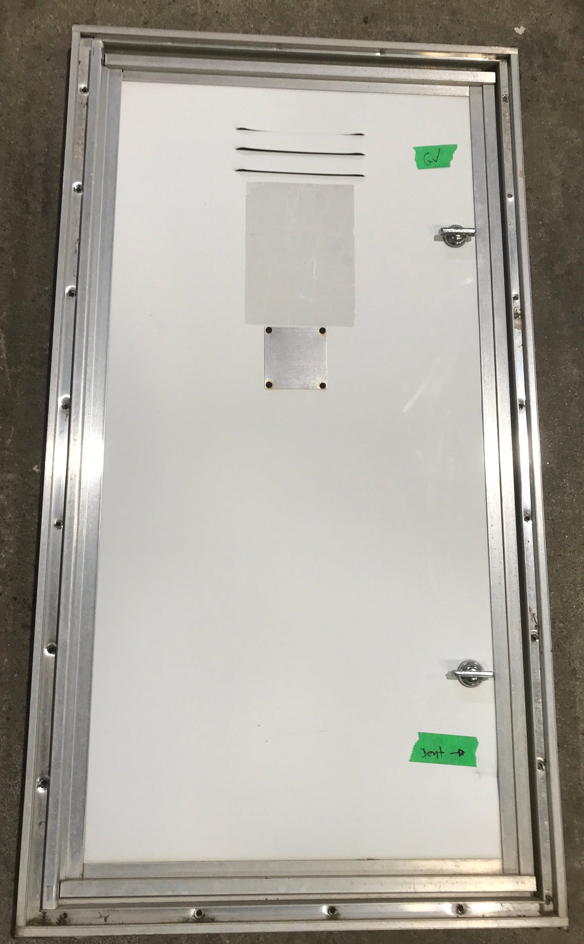Used Squared Cornered Battery / Propane Cargo Door - 28 3/4