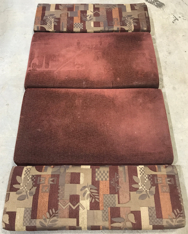 Used Dinette Cushion Set- 4 piece - 2 @ 41 1/2" x 24" x 4" D, 2 @ 41 1/2" x 14" x 4" D