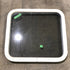 USED White Radius Non Opening Window : 21 1/2" W X 23 1/2" H X 2" D