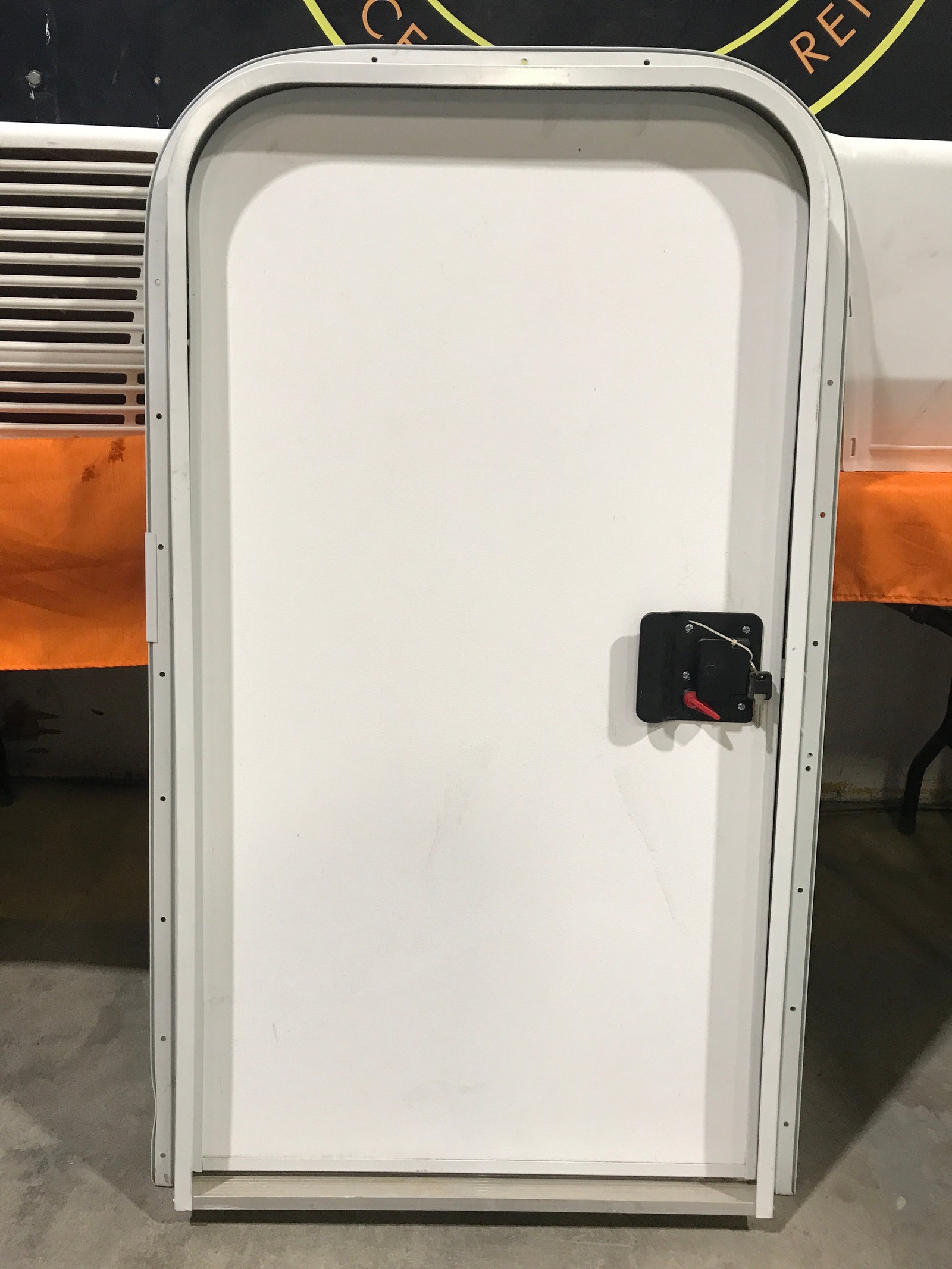 Used Radius Storage/ Teardrop Trailer Entry Door 43