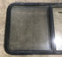 Used Black Radius Opening Window : 45 1/2" W x 25 1/2" H x 2" D
