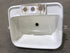Used Bathroom Sink, Bone - 14 1/2" x 12 1/2" x 5" D