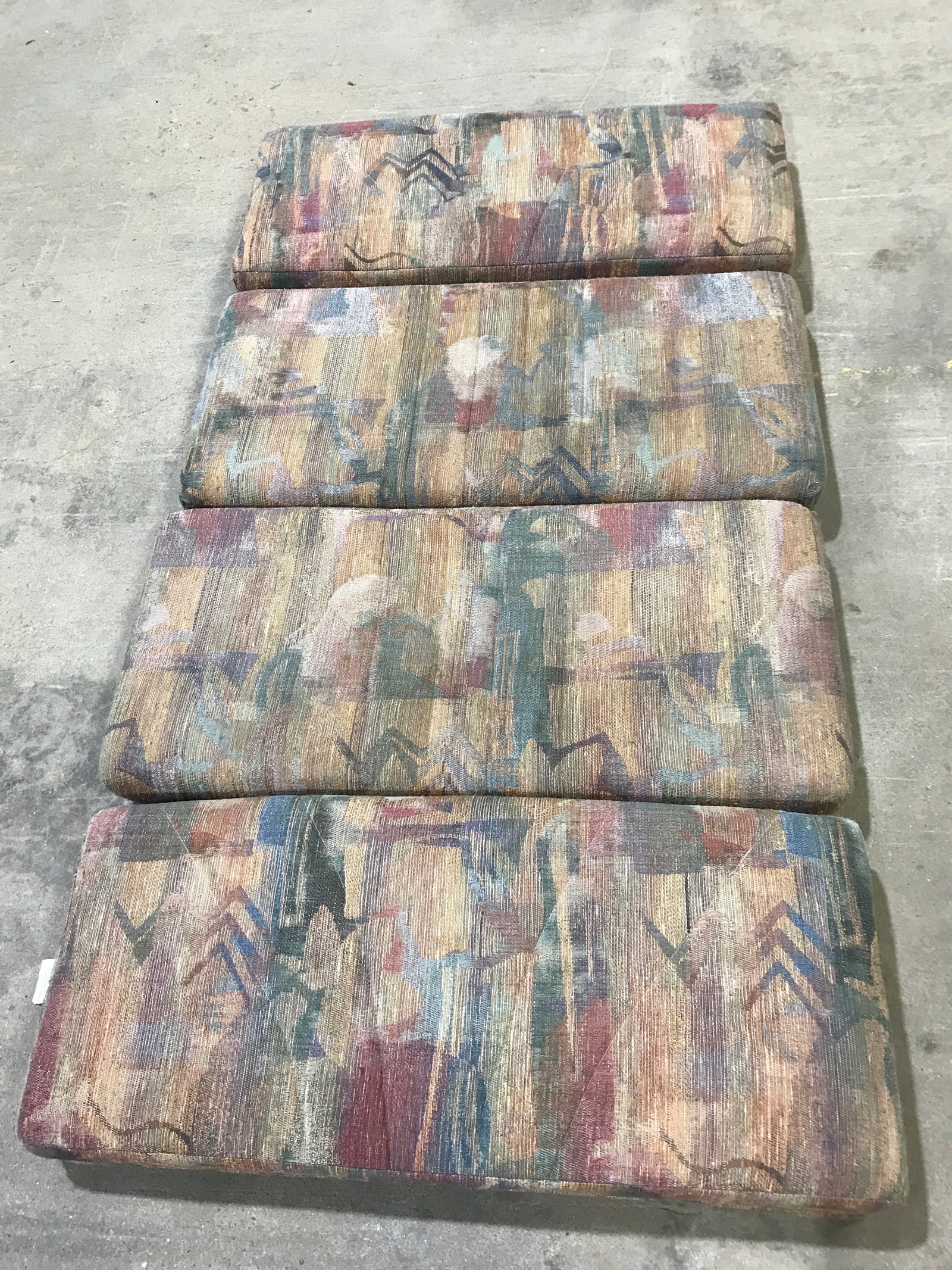 Used Dinette Cushion Set- 4 piece- 2 @ 40