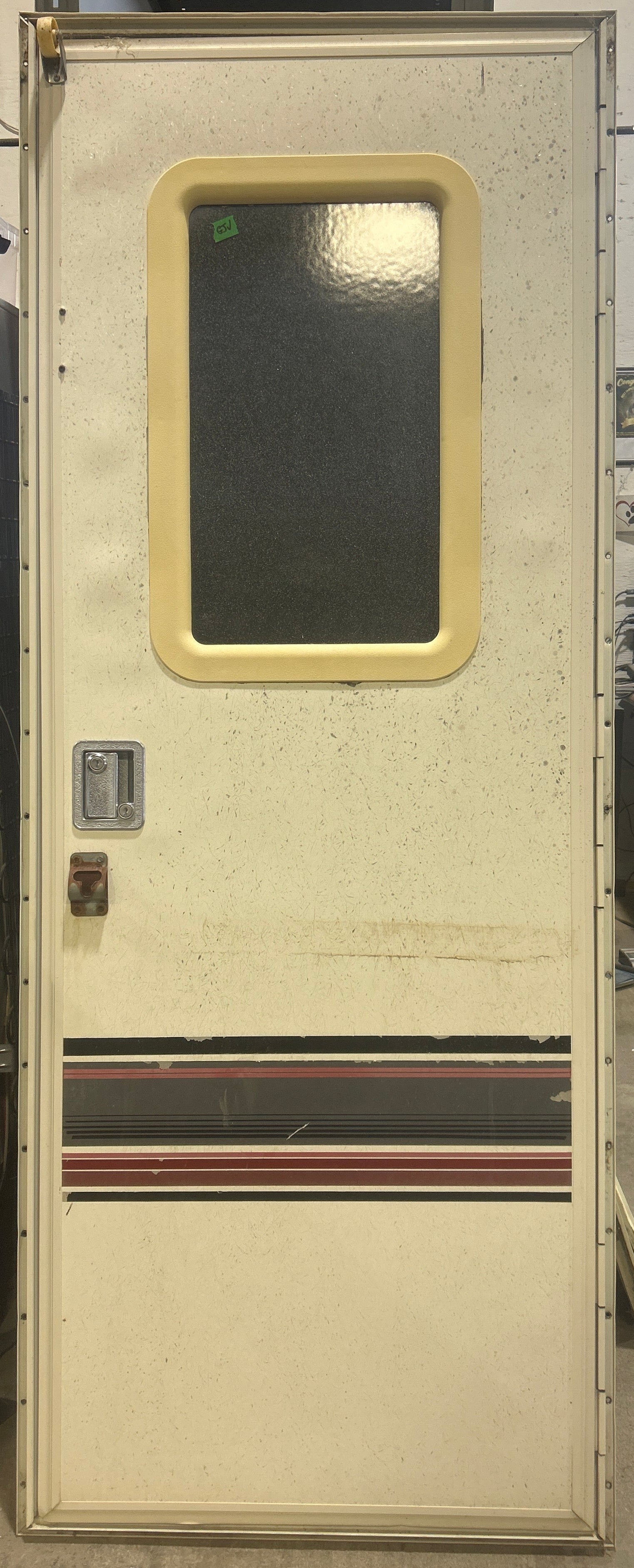 Used RV Square Corner Entry Door 25 3/4" W x 69 1/2" H