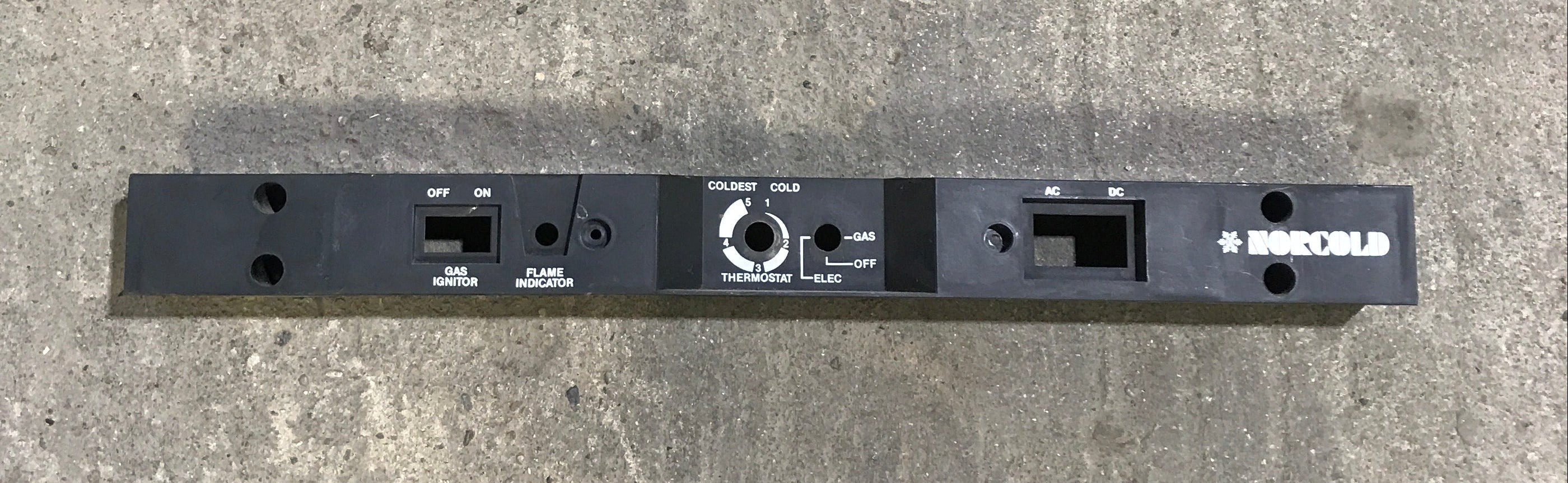 Used Norcold Fridge Control Bottom Panel - 61631122