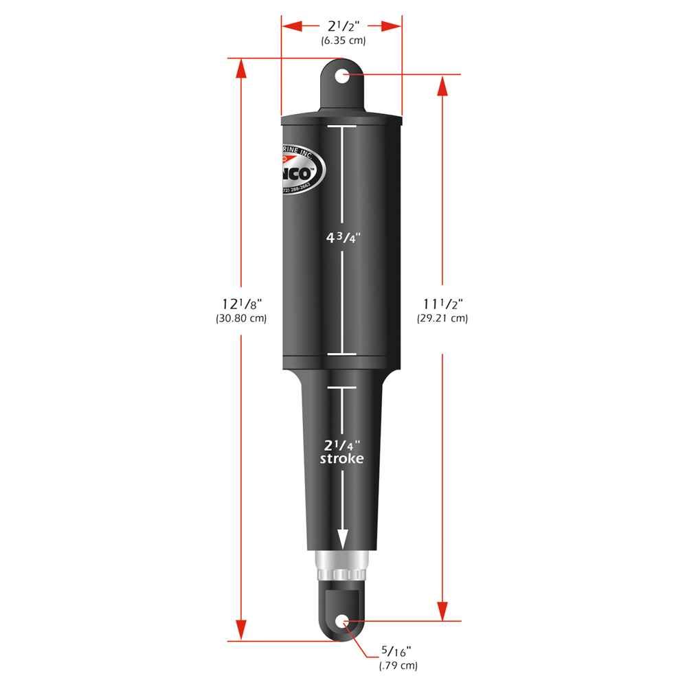 101 Standard Actuator - 12V - 2 - 1/4