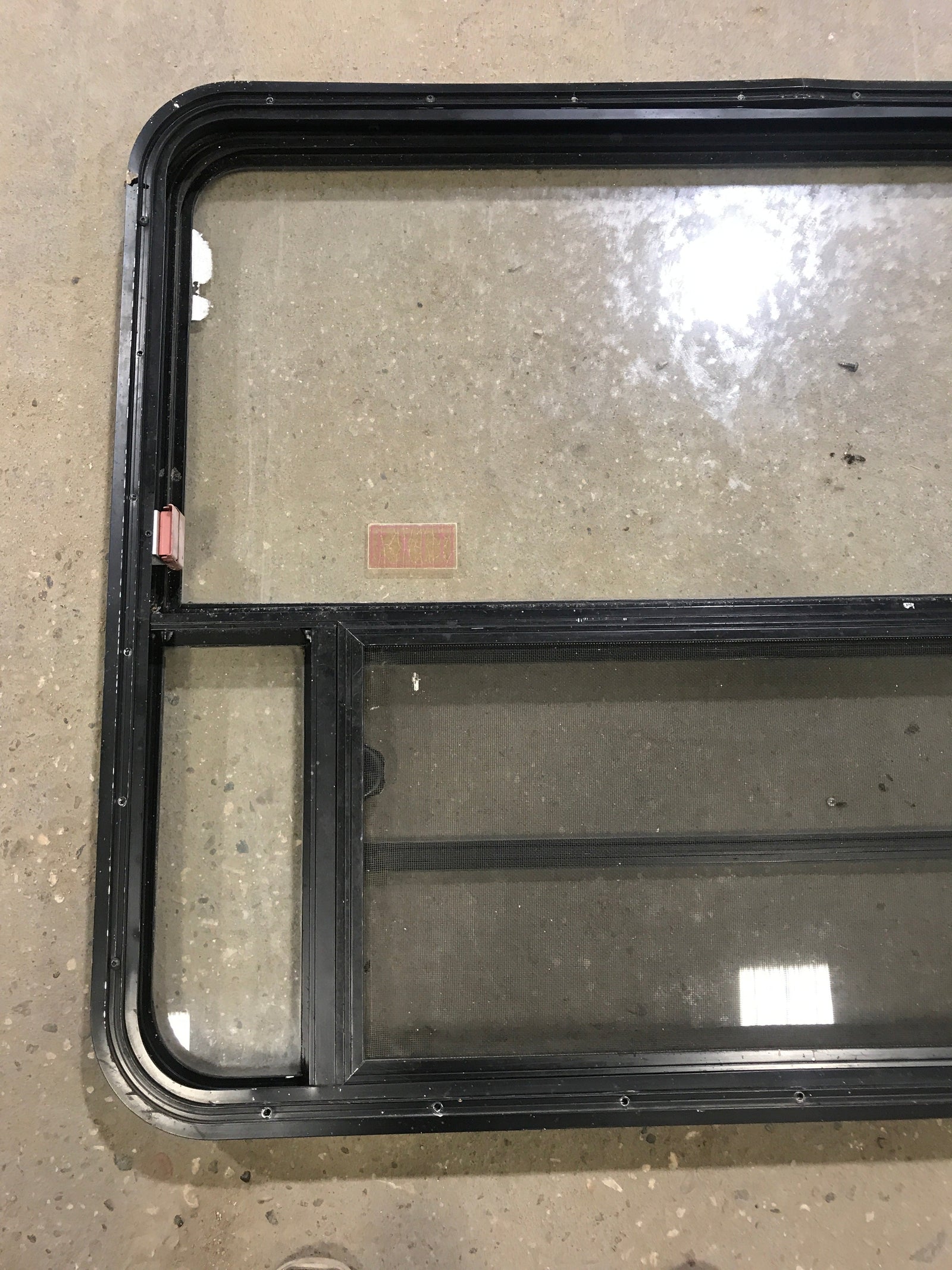 Used Black Radius Emergency Opening Window : 47 1/2