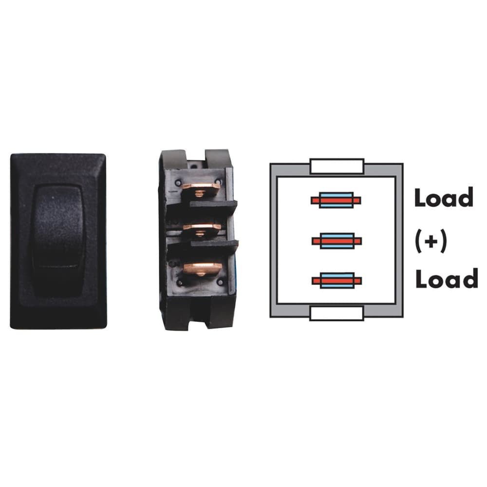 12V ON/OFF/ON BLACK - Young Farts RV Parts