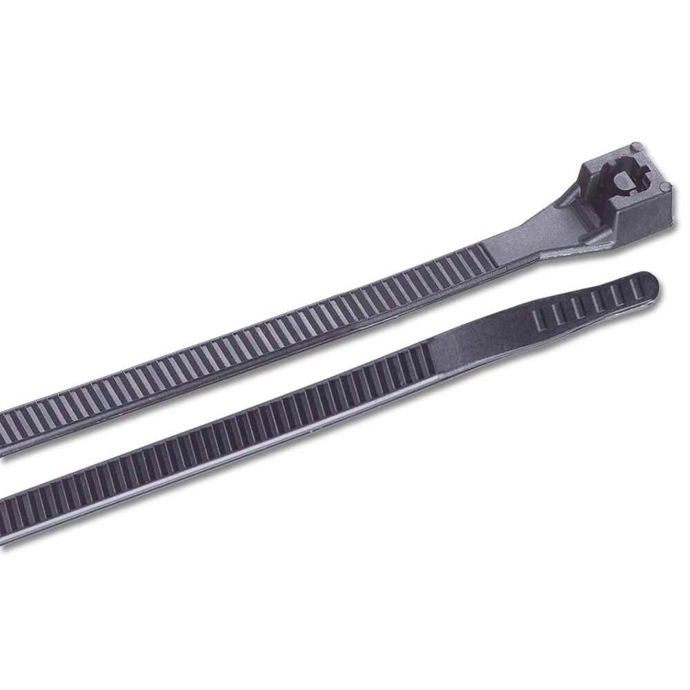 14" UV Black Standard Cable Zip Ties - 100 Pack - Young Farts RV Parts