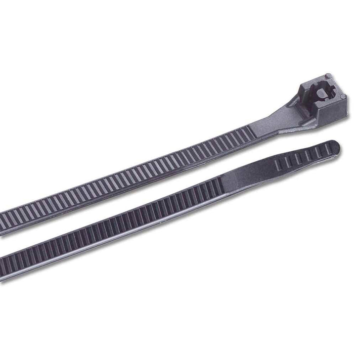 14" UV Black Standard Cable Zip Ties - 100 Pack - Young Farts RV Parts