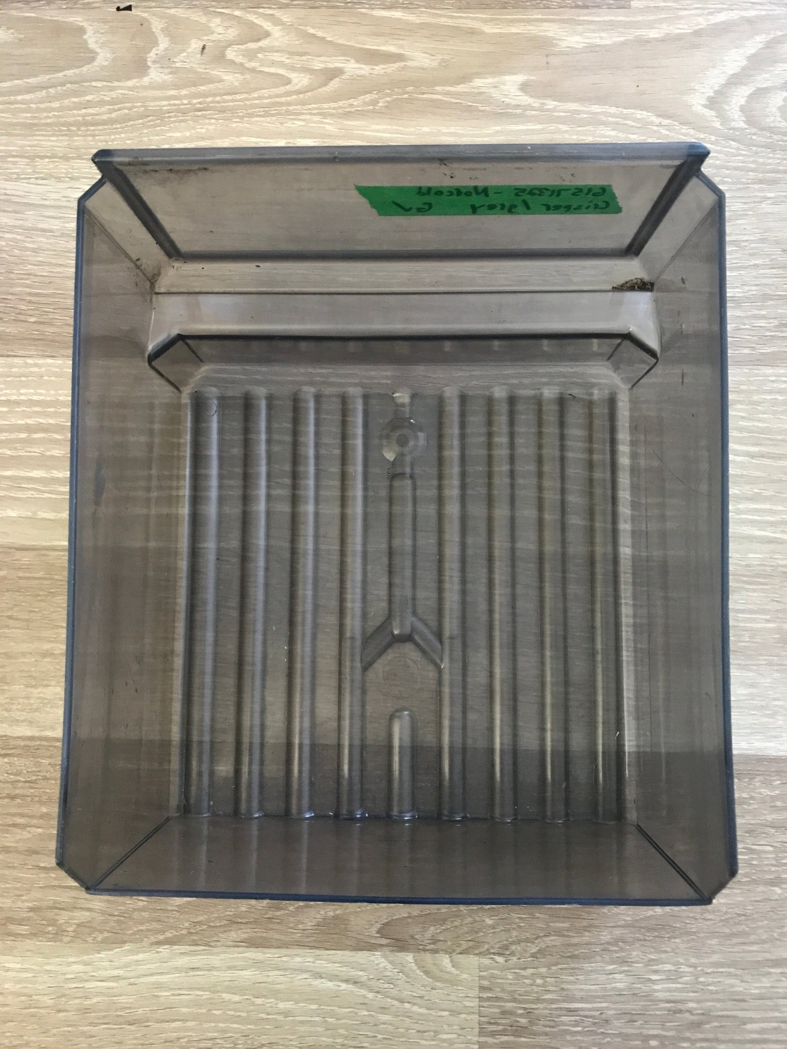 Used Norcold Crisper Bin 61571340 - BLACK/CLEAR