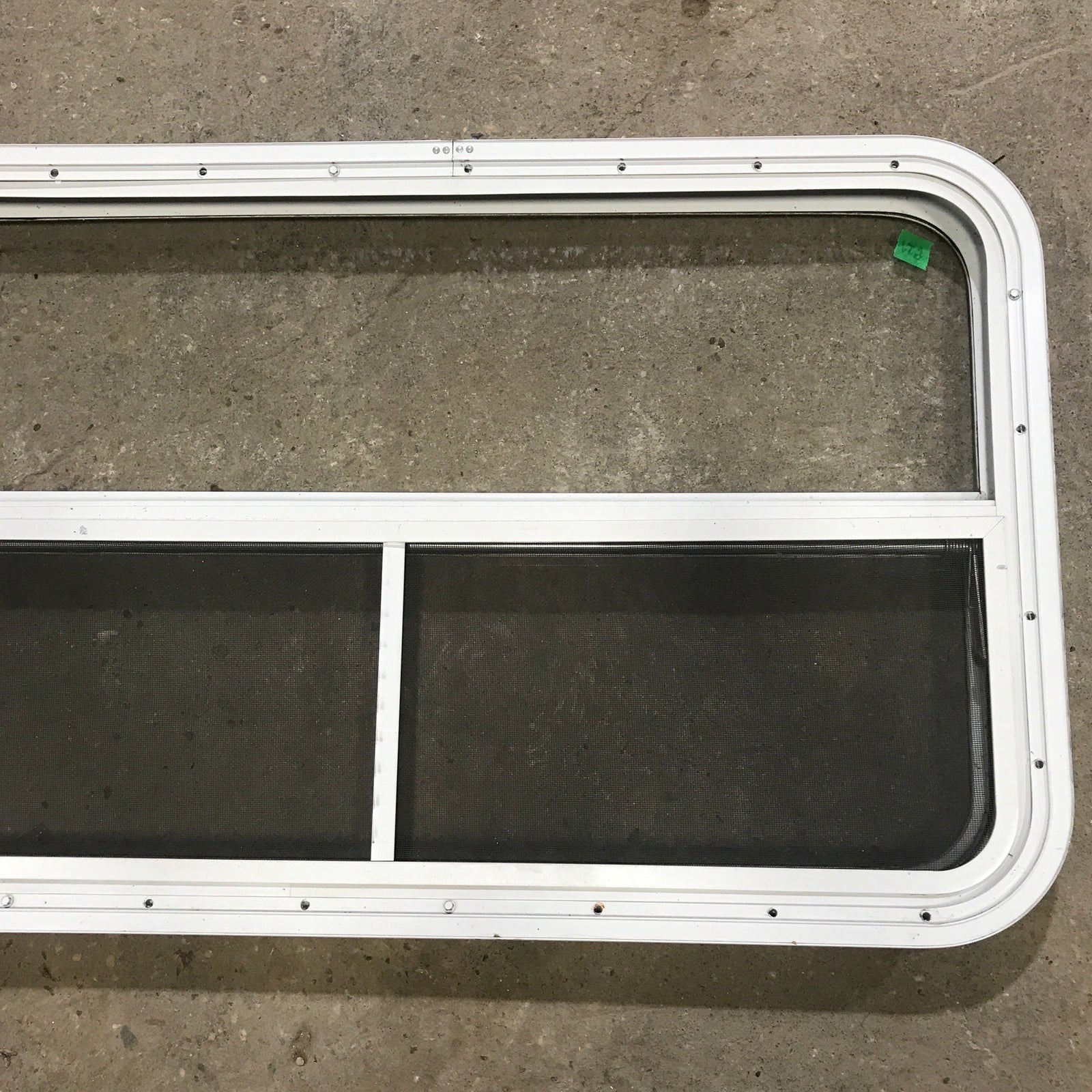 Used White Radius Opening Window : 35 1/2