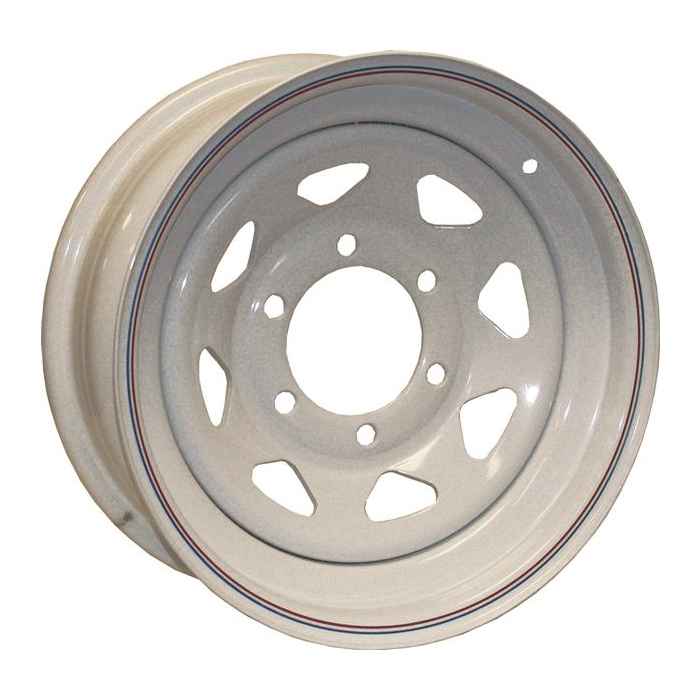 14X6 Trailer Wheel Spoke 5H - 4.5 Galvanized - Young Farts RV Parts