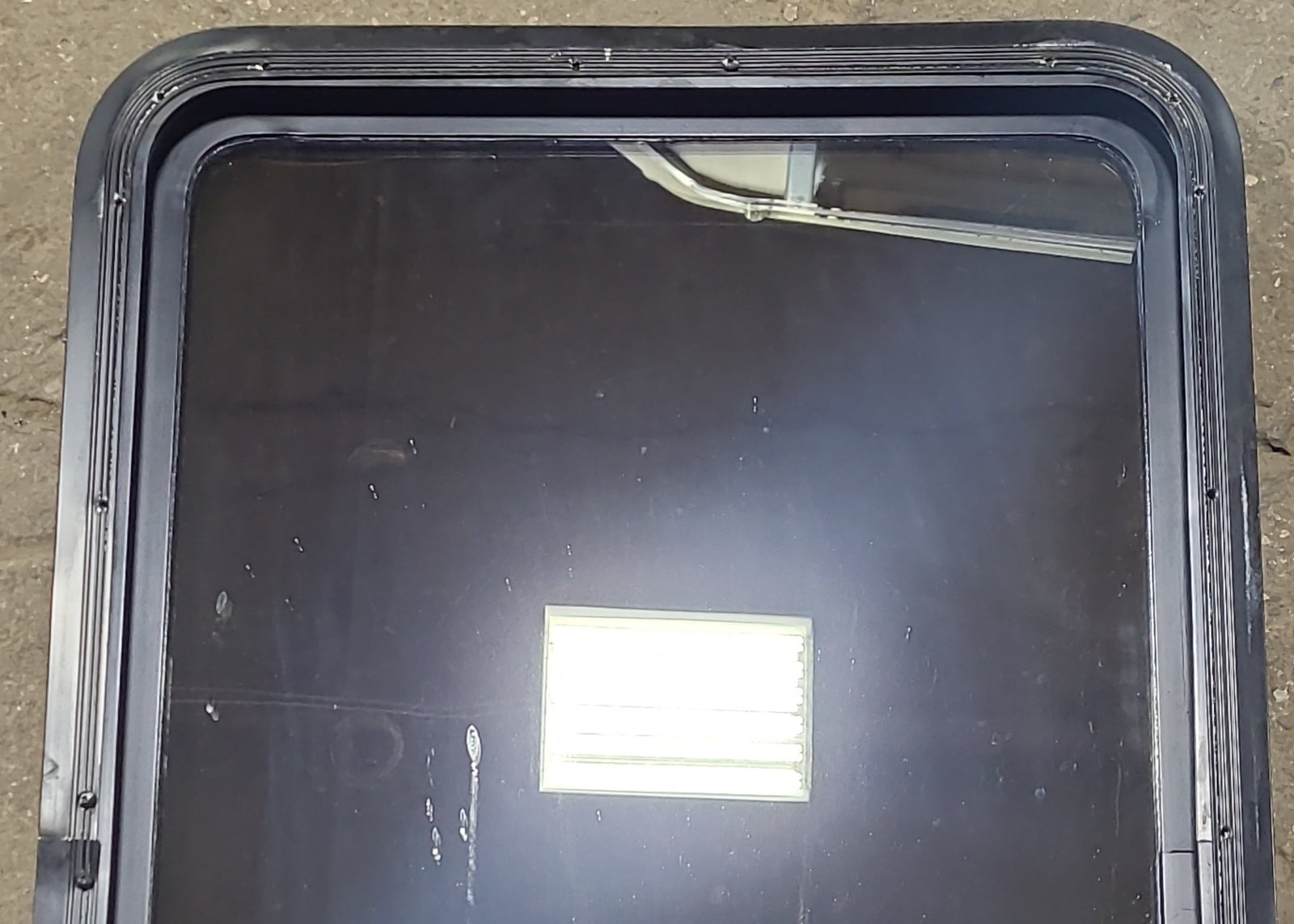 Used Black Radius Non Opening Window : 24