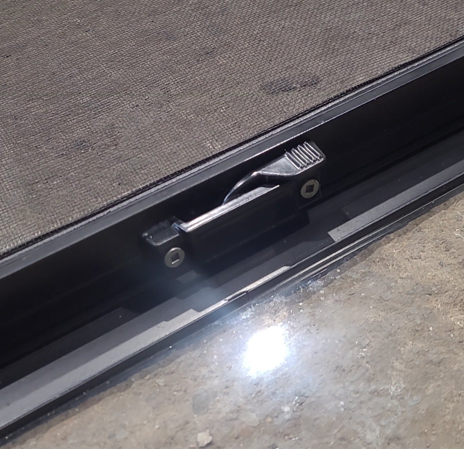 Used Black Radius Opening Window : 54 1/4