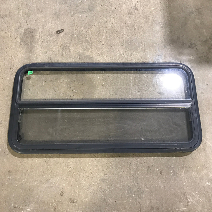 Used Black Radius Opening Window : 45.5" x 21.25" x 1.875"