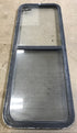 Used Black Radius Opening Window : 60" W x 21 1/2" H x 1 7/8" D