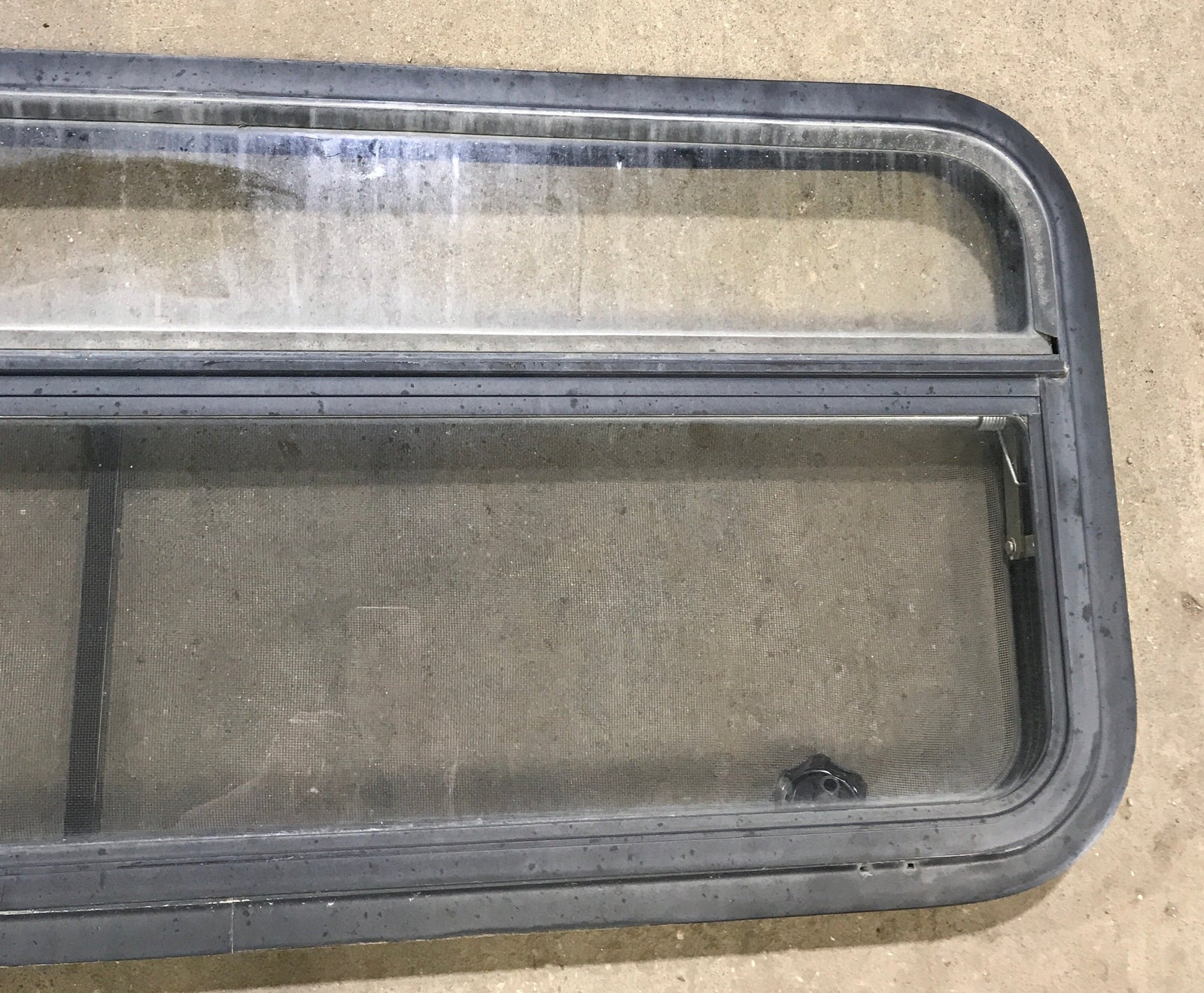 Used Black Radius Opening Window : 45 1/2