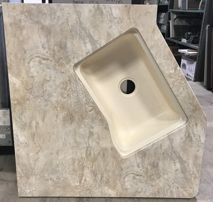 Used RV Island Counter Top 41 1/2" W X 40 3/4" L