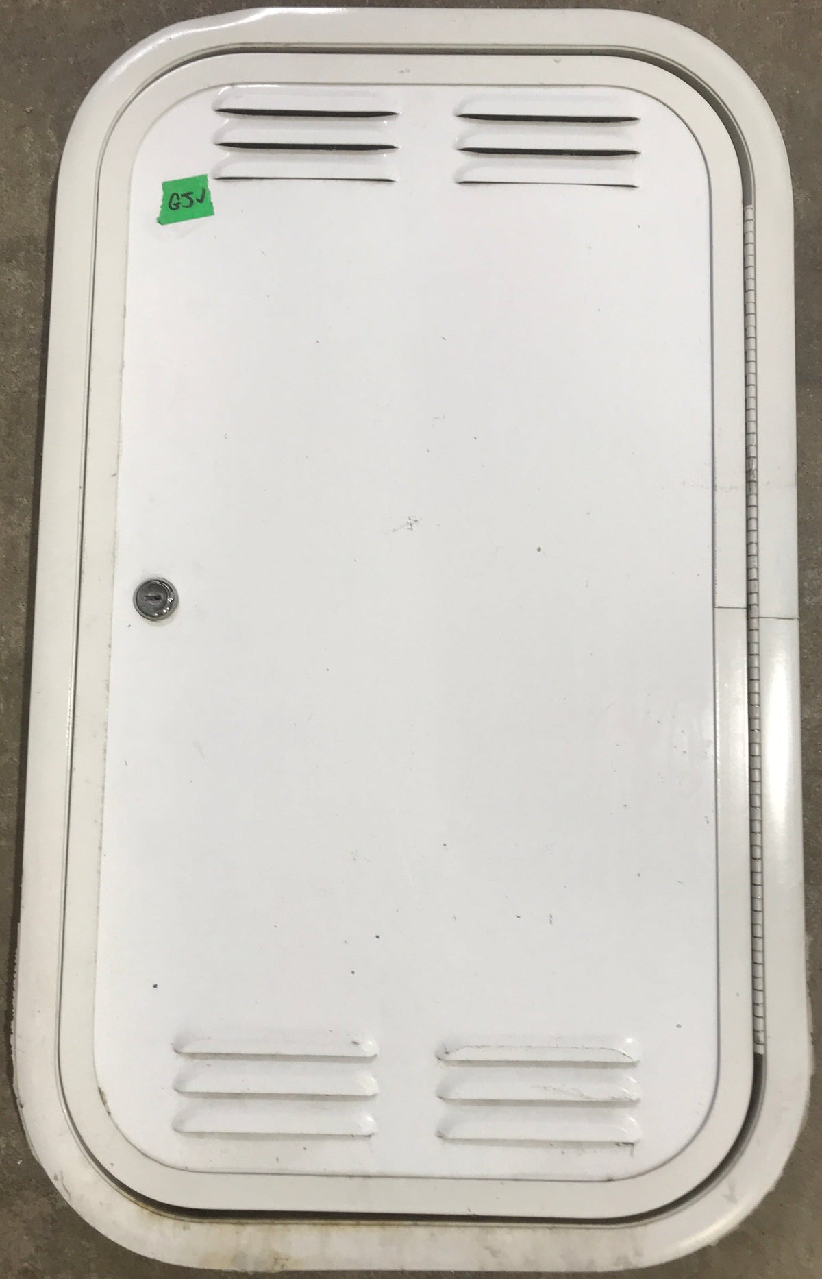 Used Radius Cornered Propane / Battery Cargo Door 13 3/4