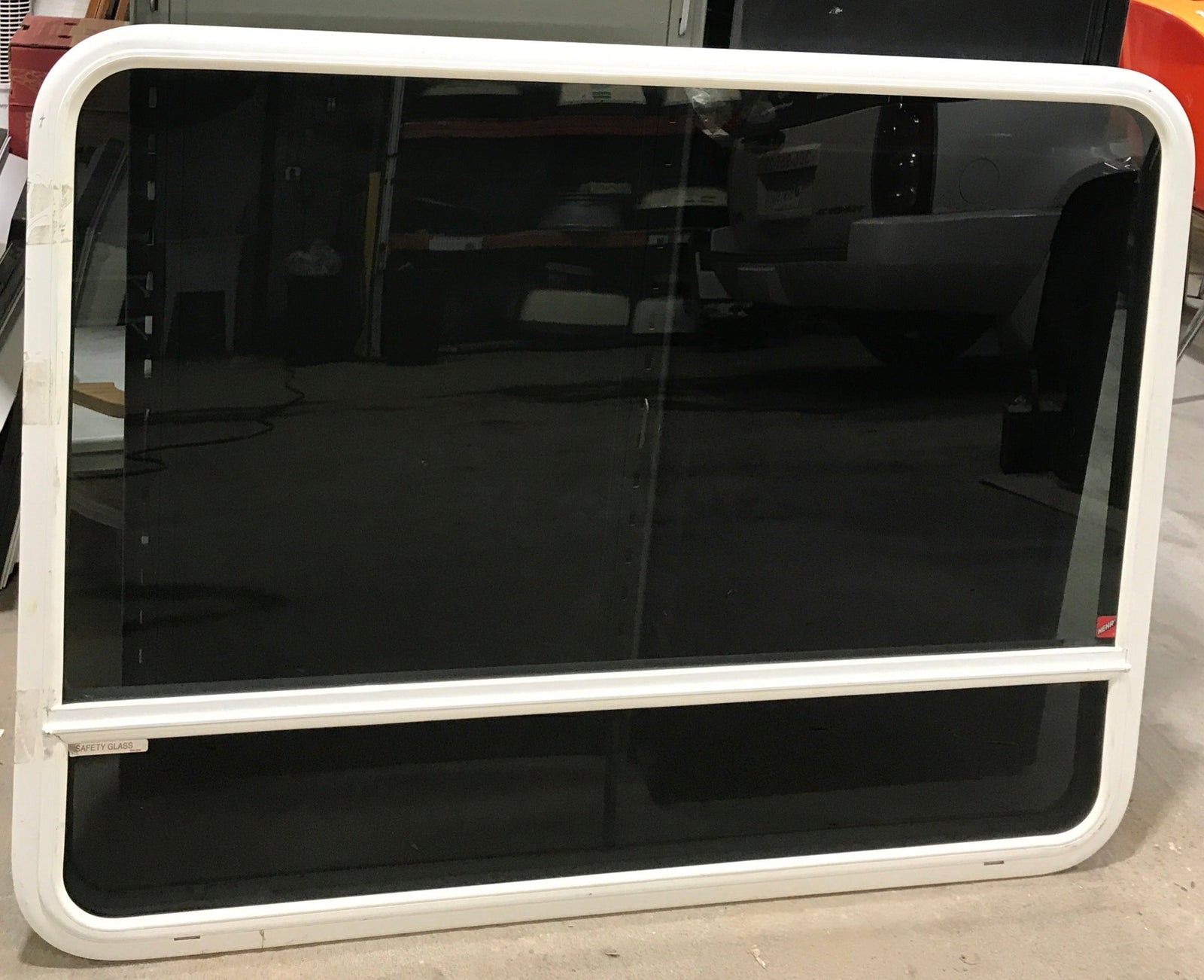 Used White Radius Opening Window : 47 1/2