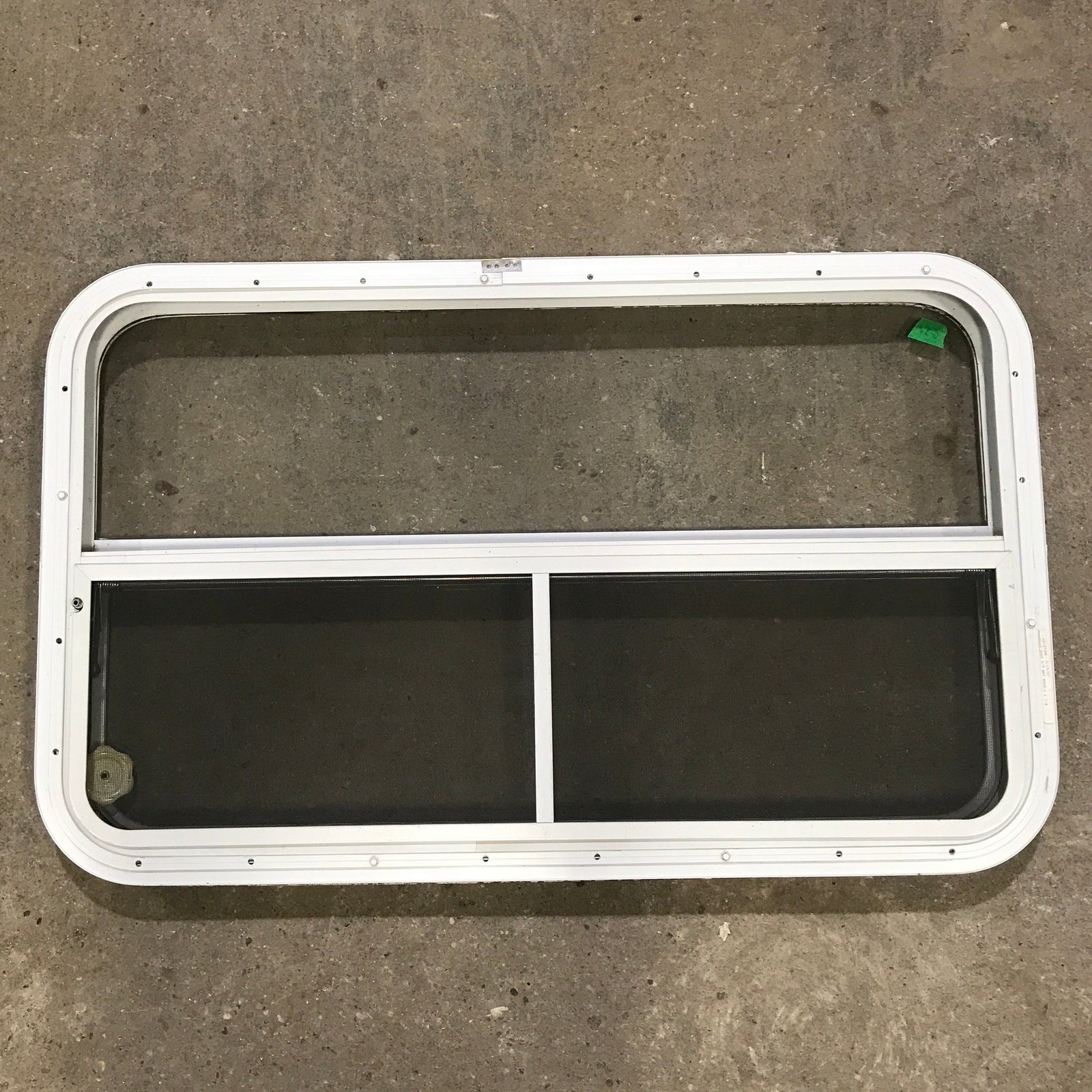 Used White Radius Opening Window : 35 1/2