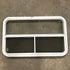 Used White Radius Opening Window : 35 1/2" W x 21 1/2" H x 1 1/2" D