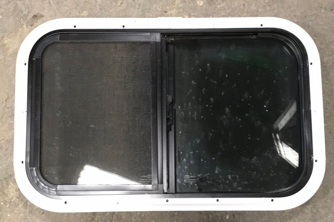 USED Black Radius Opening Window : 23 1/2