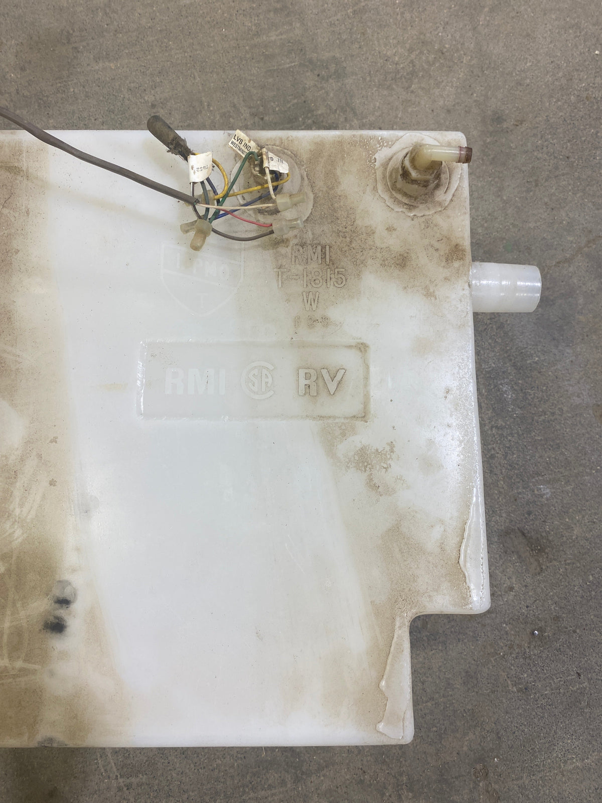 Used Fresh Water Tank 10” W x 16” H x 41 1/2