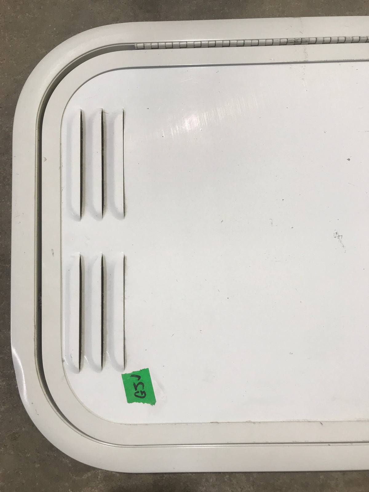 Used Radius Cornered Propane / Battery Cargo Door 13 3/4