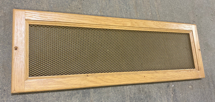 Used Wooden RV Interior Furnace Access Door 25" W X  8 1/4" H