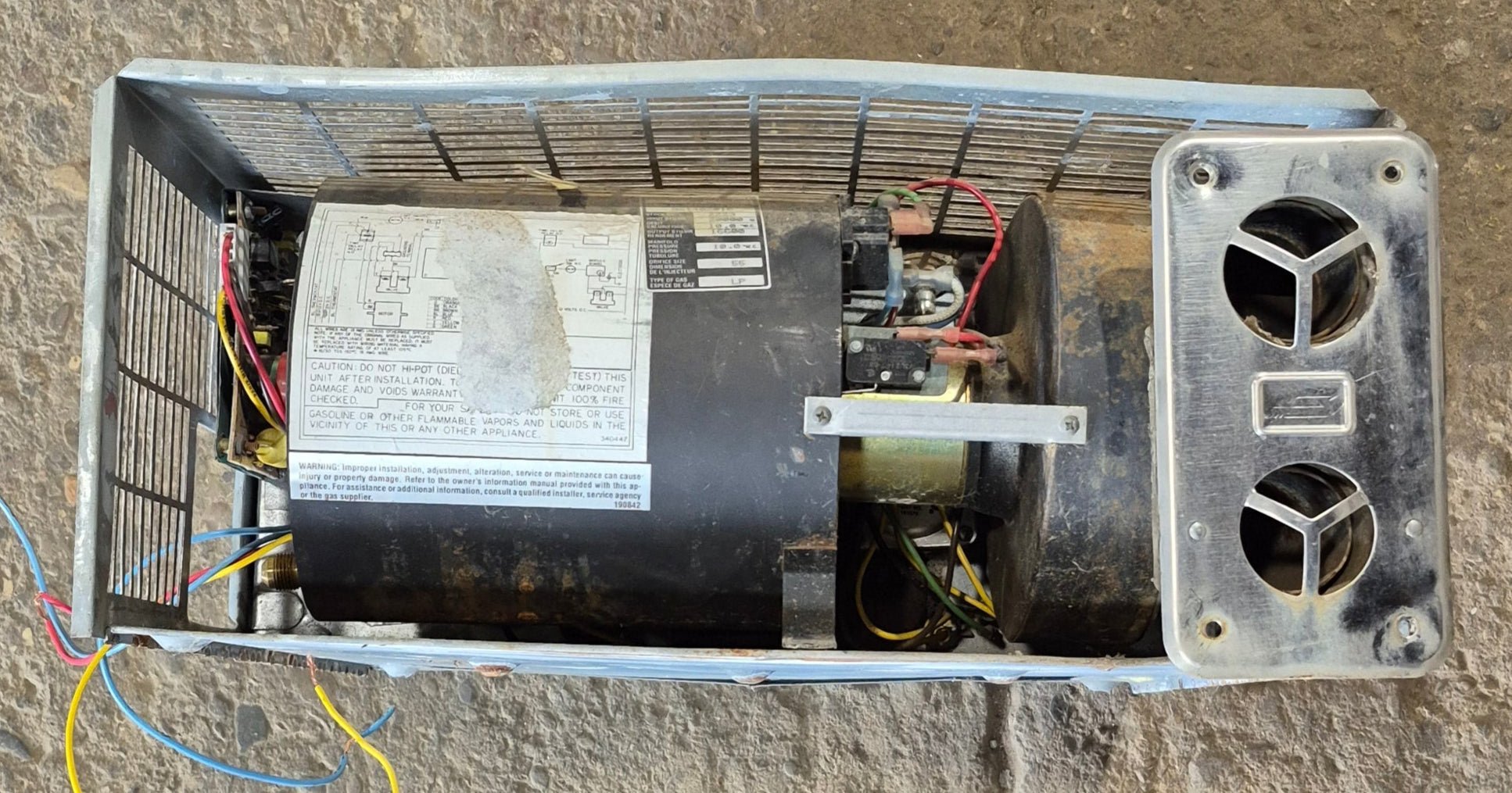 20,000 BTU USED SF - 20 Suburban RV Propane Furnace - Young Farts RV Parts