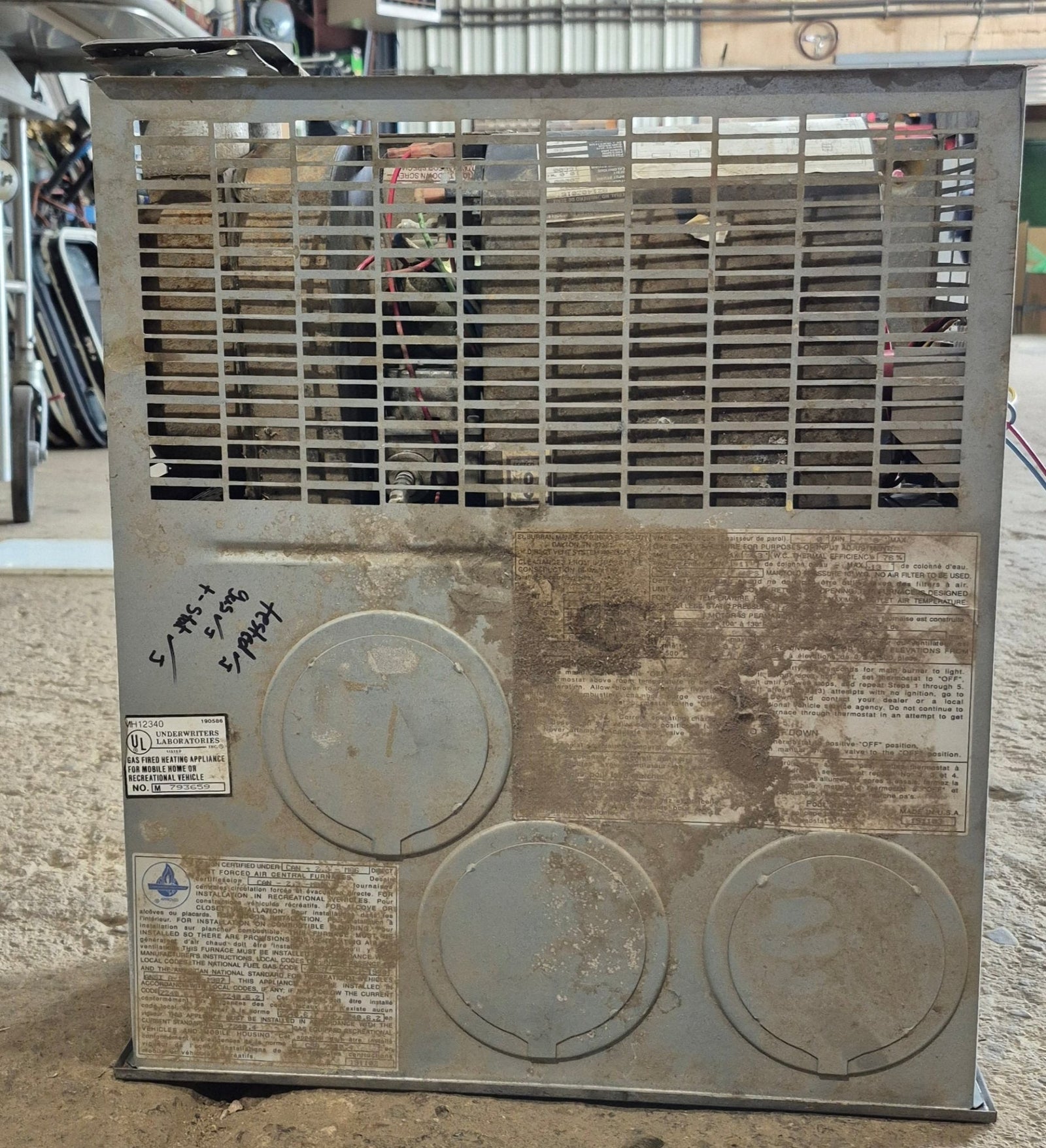 20,000 BTU USED SF - 20 Suburban RV Propane Furnace - Young Farts RV Parts